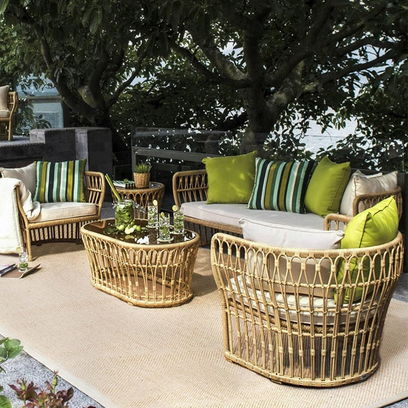 Stylish and Durable Outdoor Rattan Furniture Outdoor Sofa Rattan Furniture