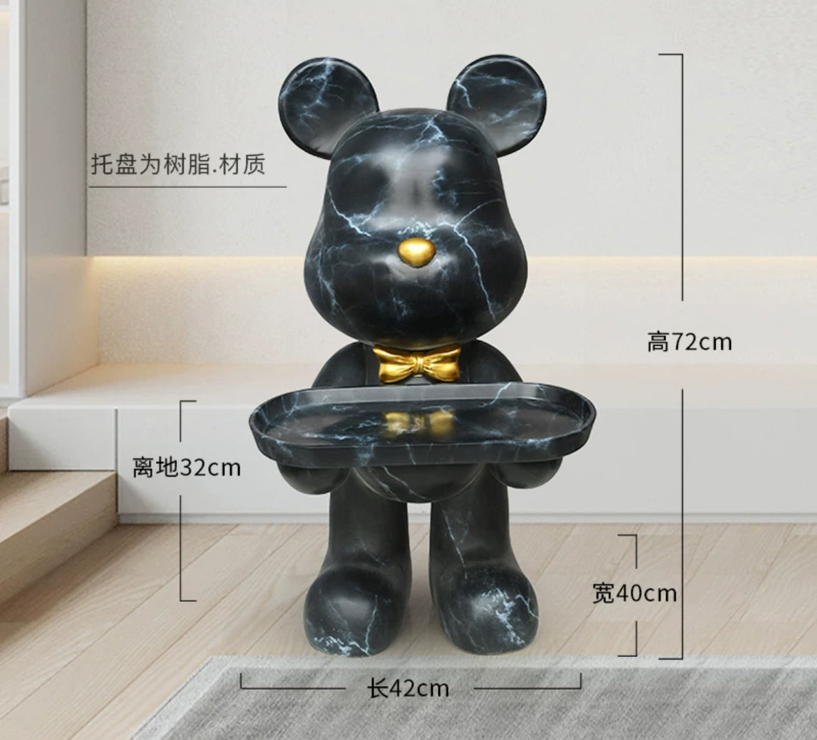 Hot sale Creative Bear Power Bruin Side Table Unique Design Coffee Table