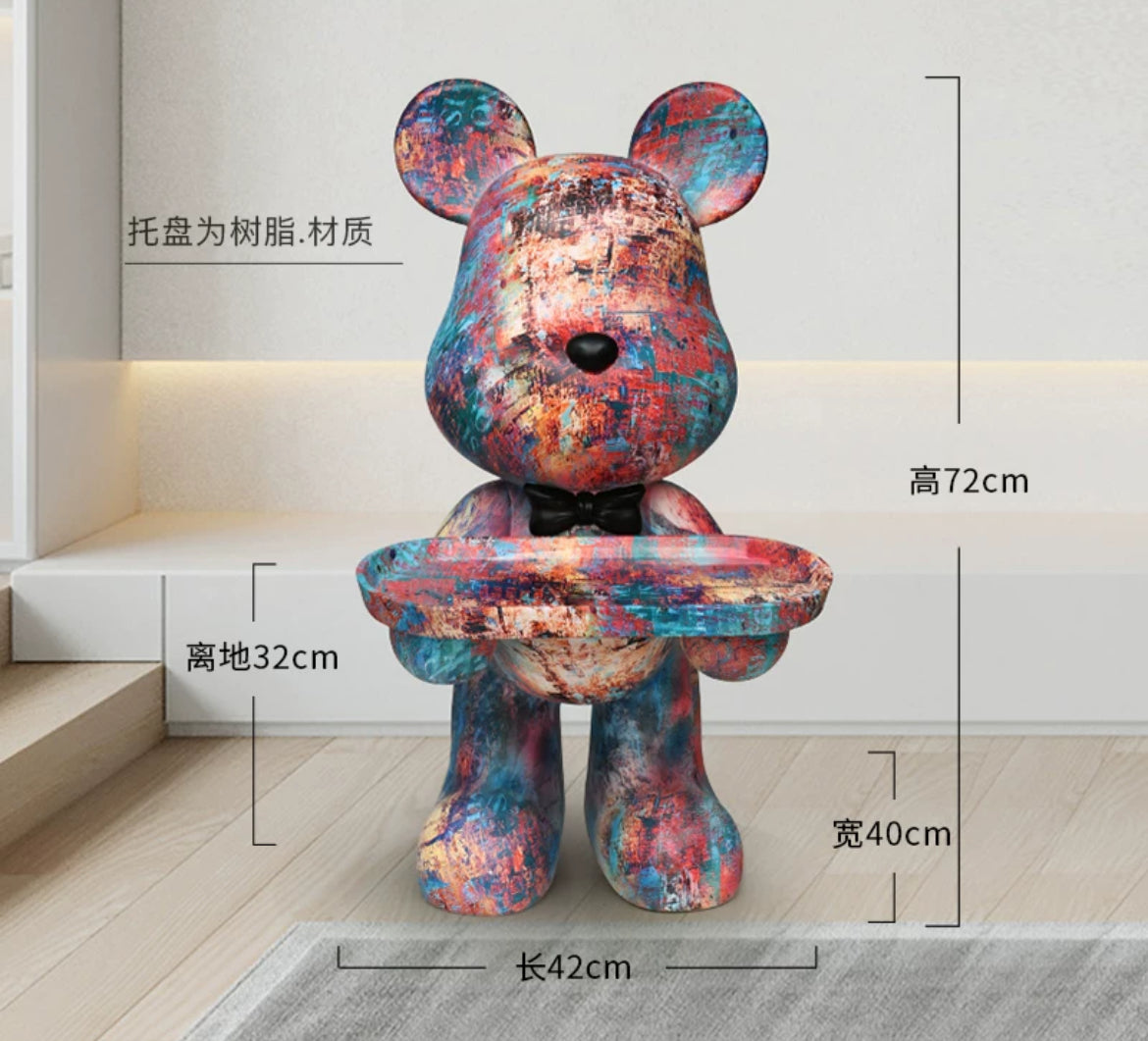 Hot sale Creative Bear Power Bruin Side Table Unique Design Coffee Table