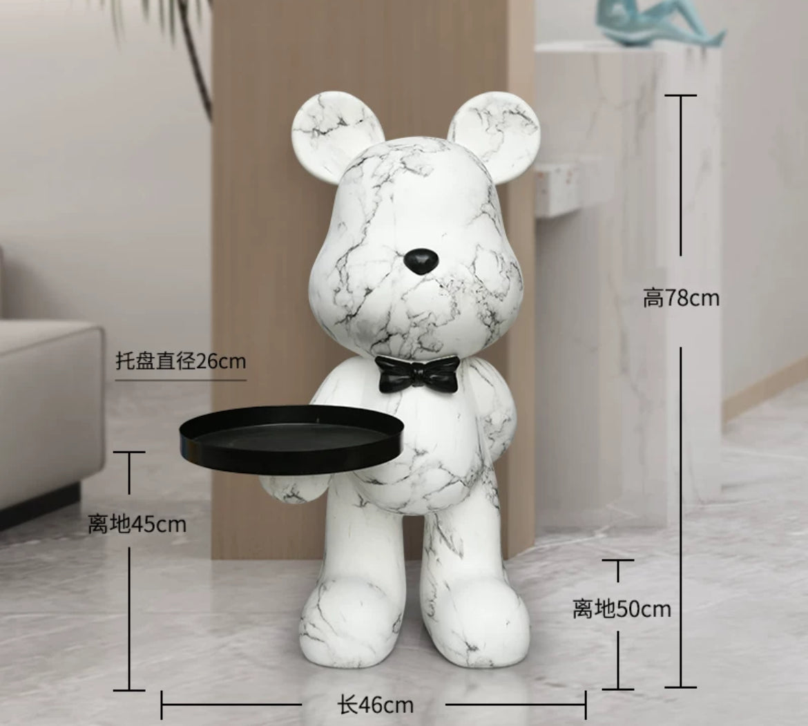 Hot sale Creative Bear Power Bruin Side Table Unique Design Coffee Table