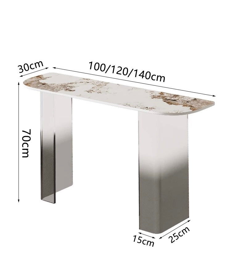 Luxurious Gradient Acrylic Floating Console Table Side Table Home Bar