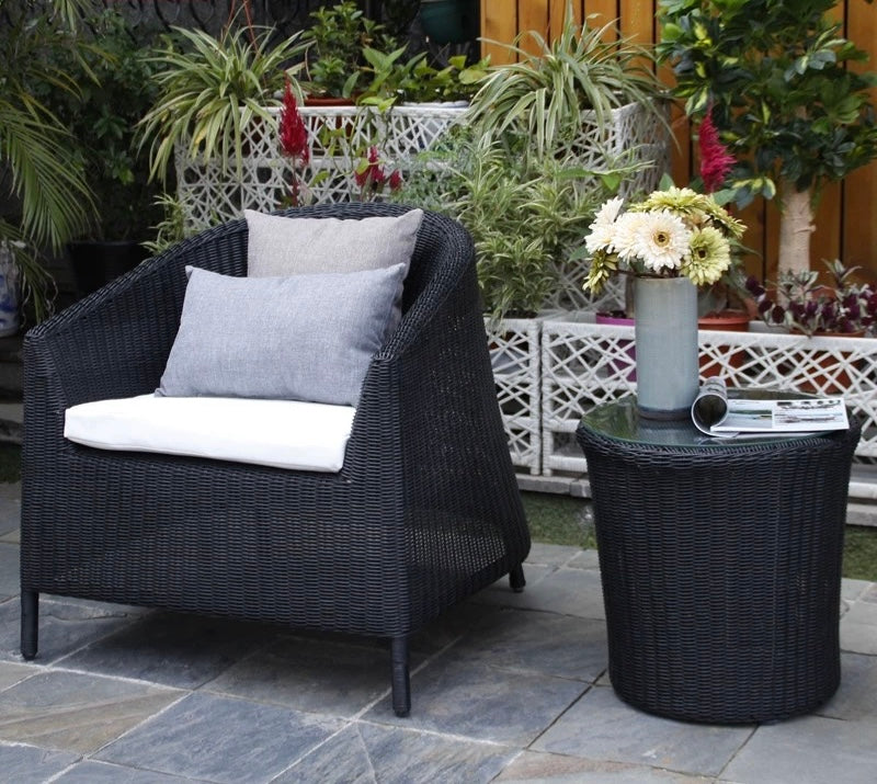 Modern Style Outdoor Furniture Outdoor Sofa Artistic Woven Sofa