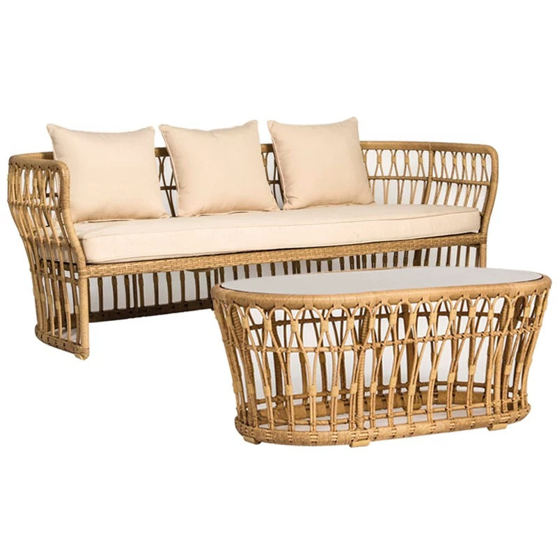 Stylish and Durable Outdoor Rattan Furniture Outdoor Sofa Rattan Furniture