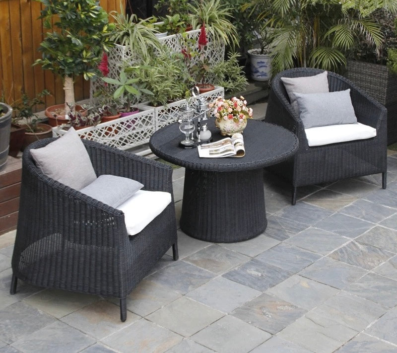 Modern Style Outdoor Furniture Outdoor Sofa Artistic Woven Sofa