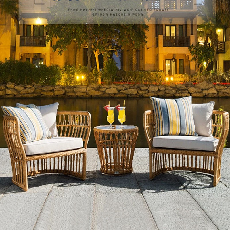 Stylish and Durable Outdoor Rattan Furniture Outdoor Sofa Rattan Furniture