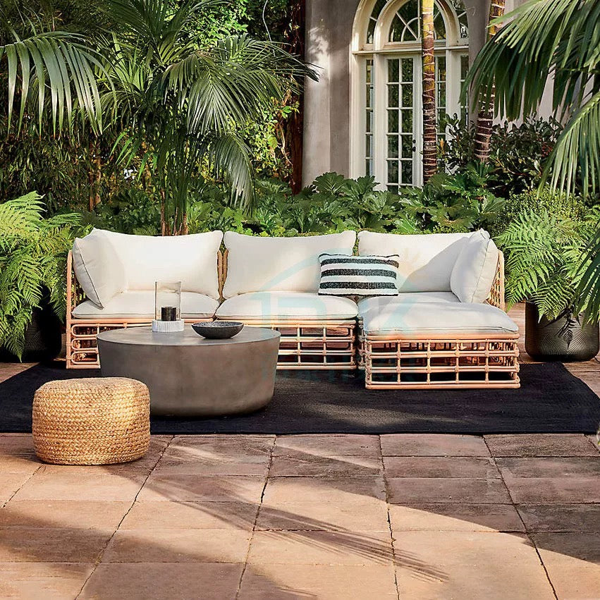 Stylish and Durable Outdoor Rattan Furniture Outdoor Sofa Rattan Furniture