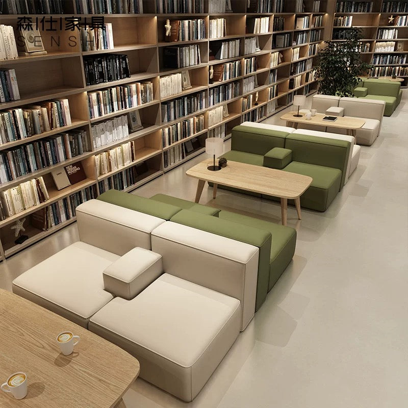 Commercial Furniture Bookstore Sofa Restaurant Seat Coffee Shop Furniture