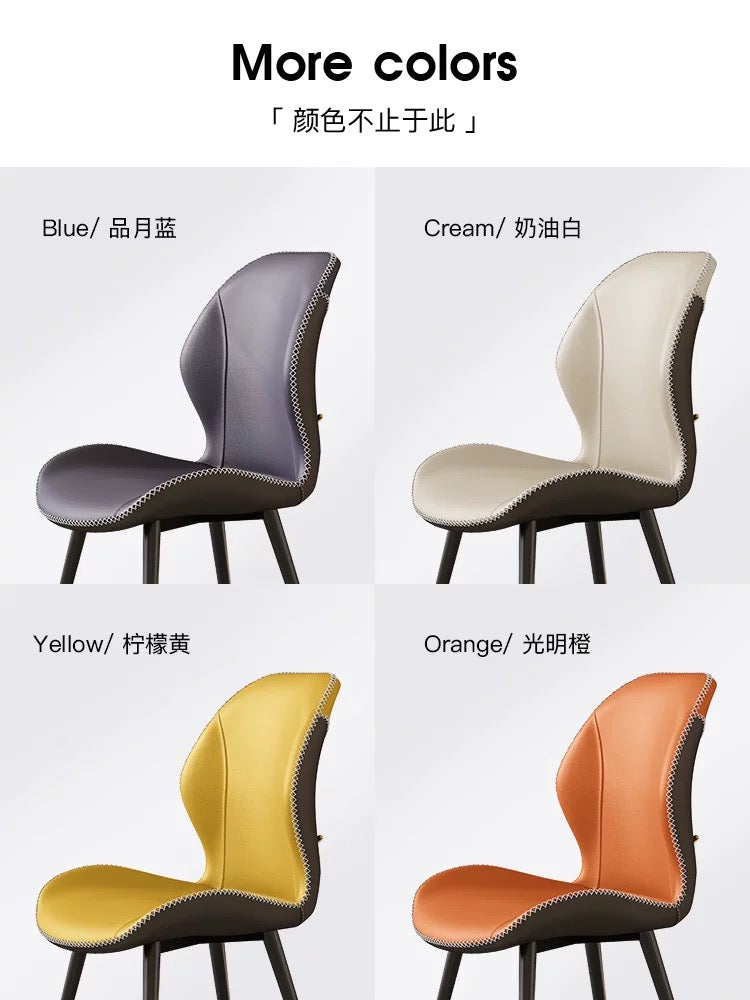 New Chair Design Fishtail Style Dinning Chair High Quality Leather Elegant Appearance Chair