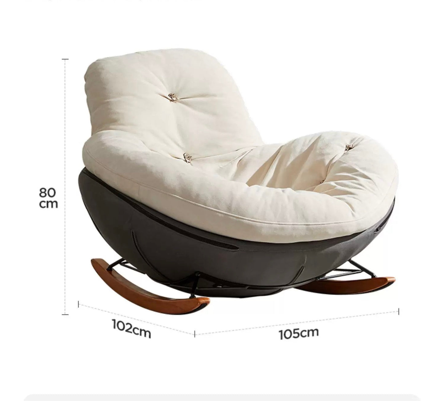 Hot Sale 360-Degree Swiveling Leisure Sofa Chair Relax Rocking Chair Stylish Design