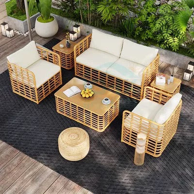 Stylish and Durable Outdoor Rattan Furniture Outdoor Sofa Rattan Furniture