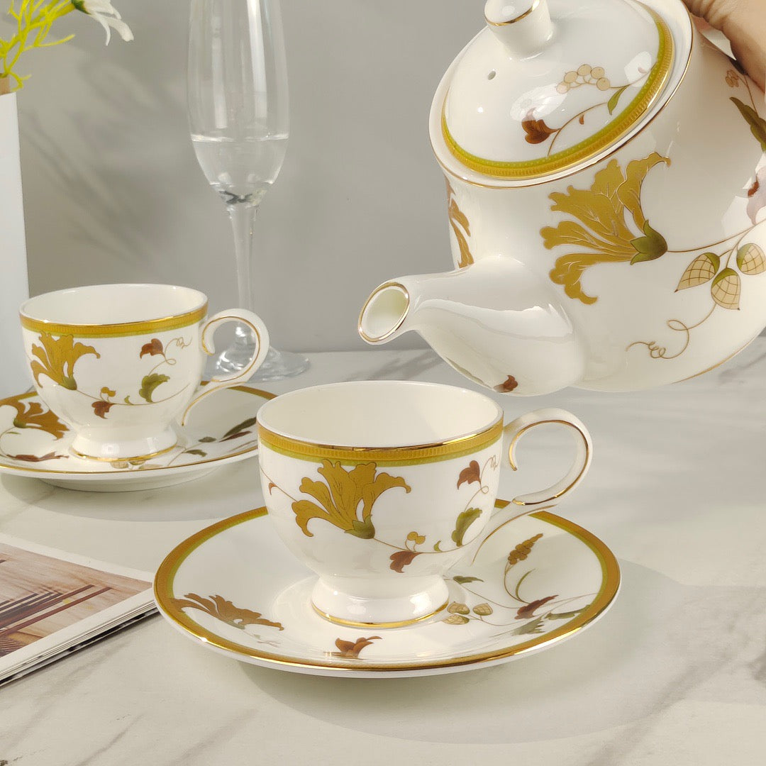 Christmas gift Brand tea cup set elegant style afternoons tea time