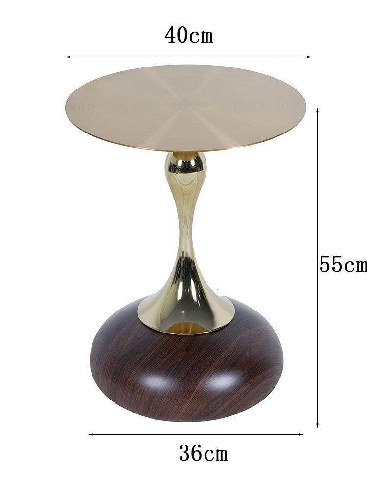 Hot sale Elegant Stainless steel side table carbon steel Coffee table multi colors