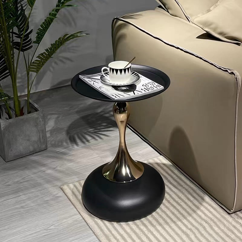 Hot sale Elegant Stainless steel side table carbon steel Coffee table multi colors