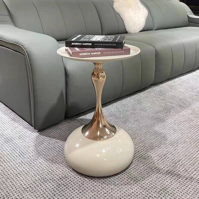 Hot sale Elegant Stainless steel side table carbon steel Coffee table multi colors