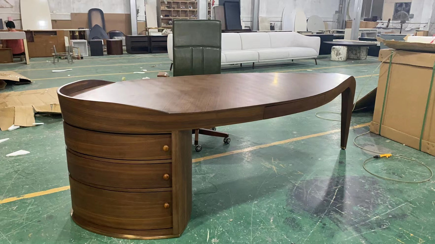 New design elegant luxury office table executive desk