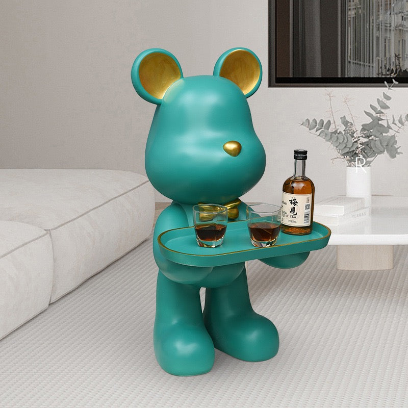 Hot sale Creative Bear Power Bruin Side Table Unique Design Coffee Table