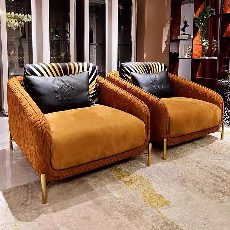 Modern Style Single Sofa Living Room Leisure Arm Chair Luxurious Furniture