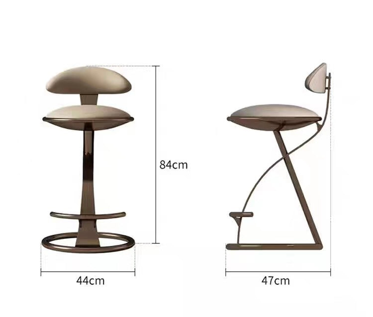 Elegant bar tool home high chair dining chair