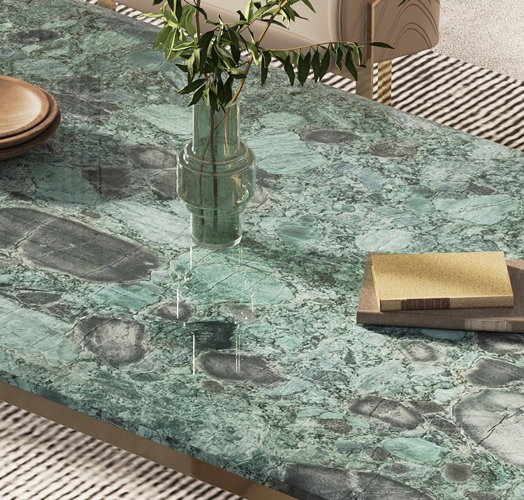 Baroco style luxury natural marble dining table